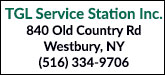 TGL Service Station Inc. Sponsorship Banner