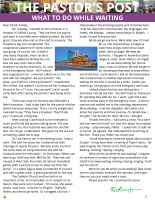 March 30, 2025 - What To Do While Waiting